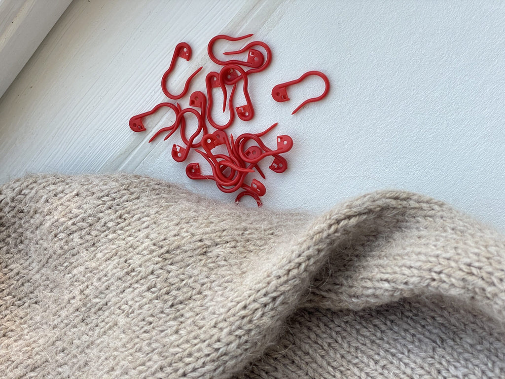 Plastik-markør-pakke (rød)