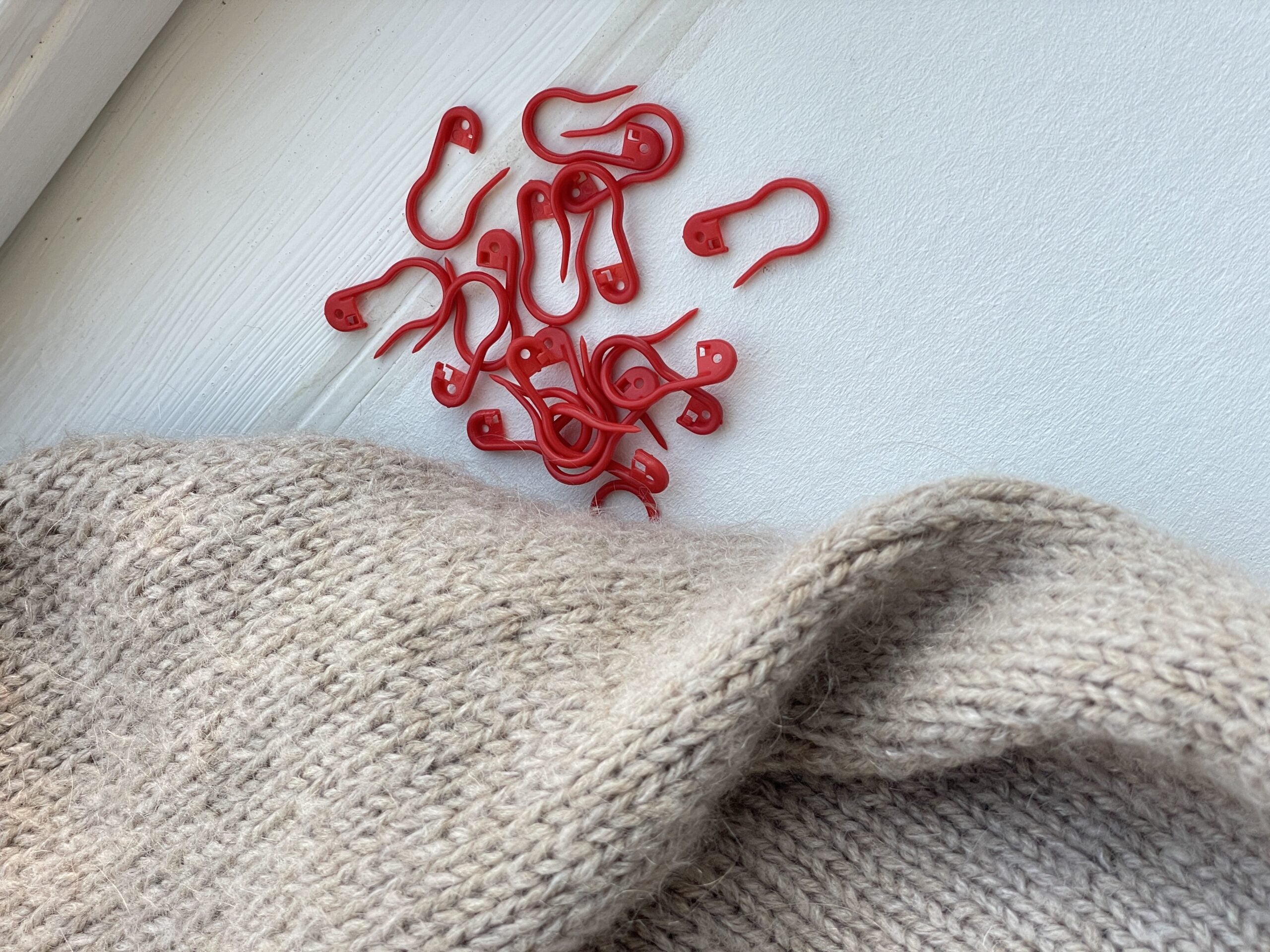 Plastik-markør-pakke (rød)