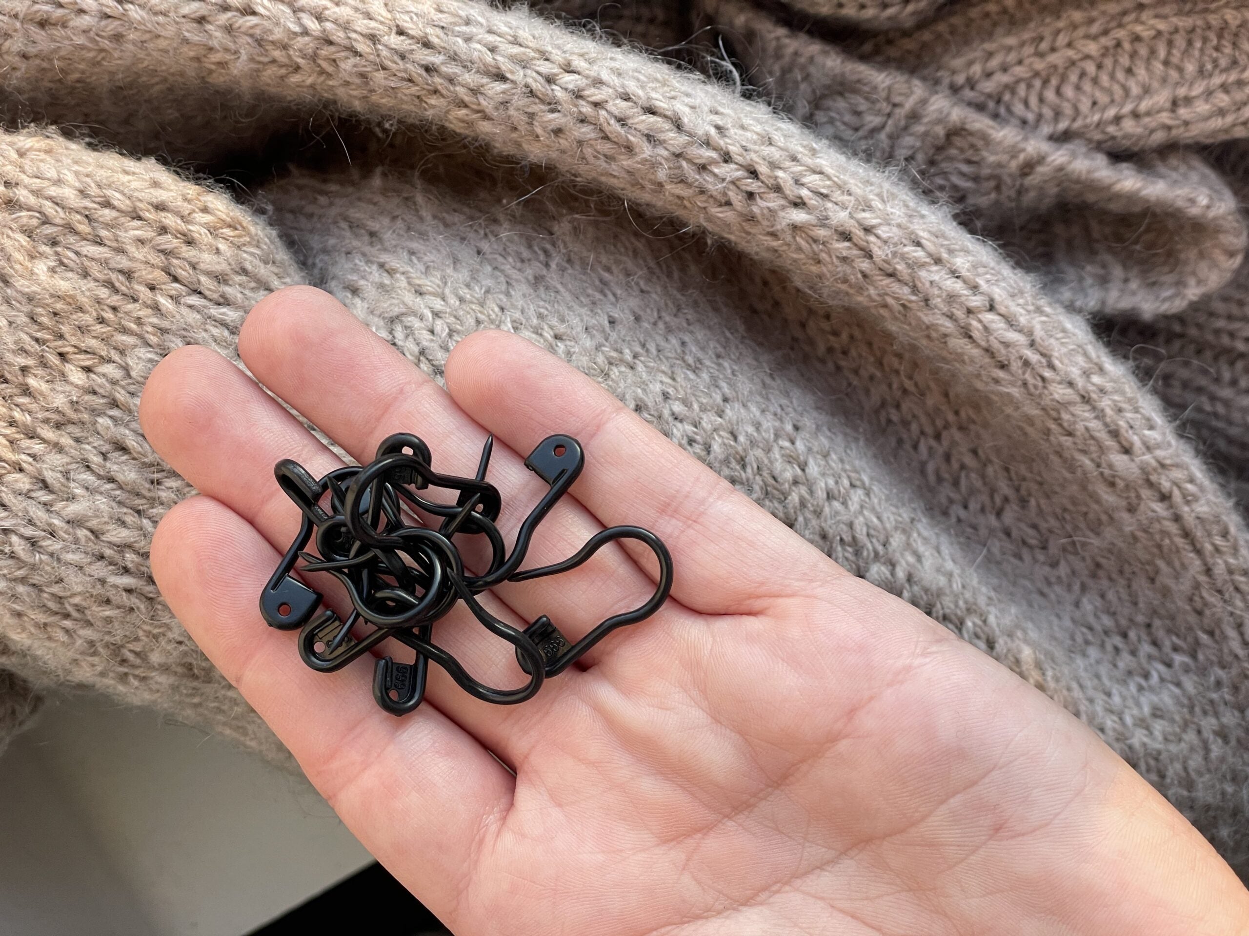 Plastik-markør-pakke (sort)