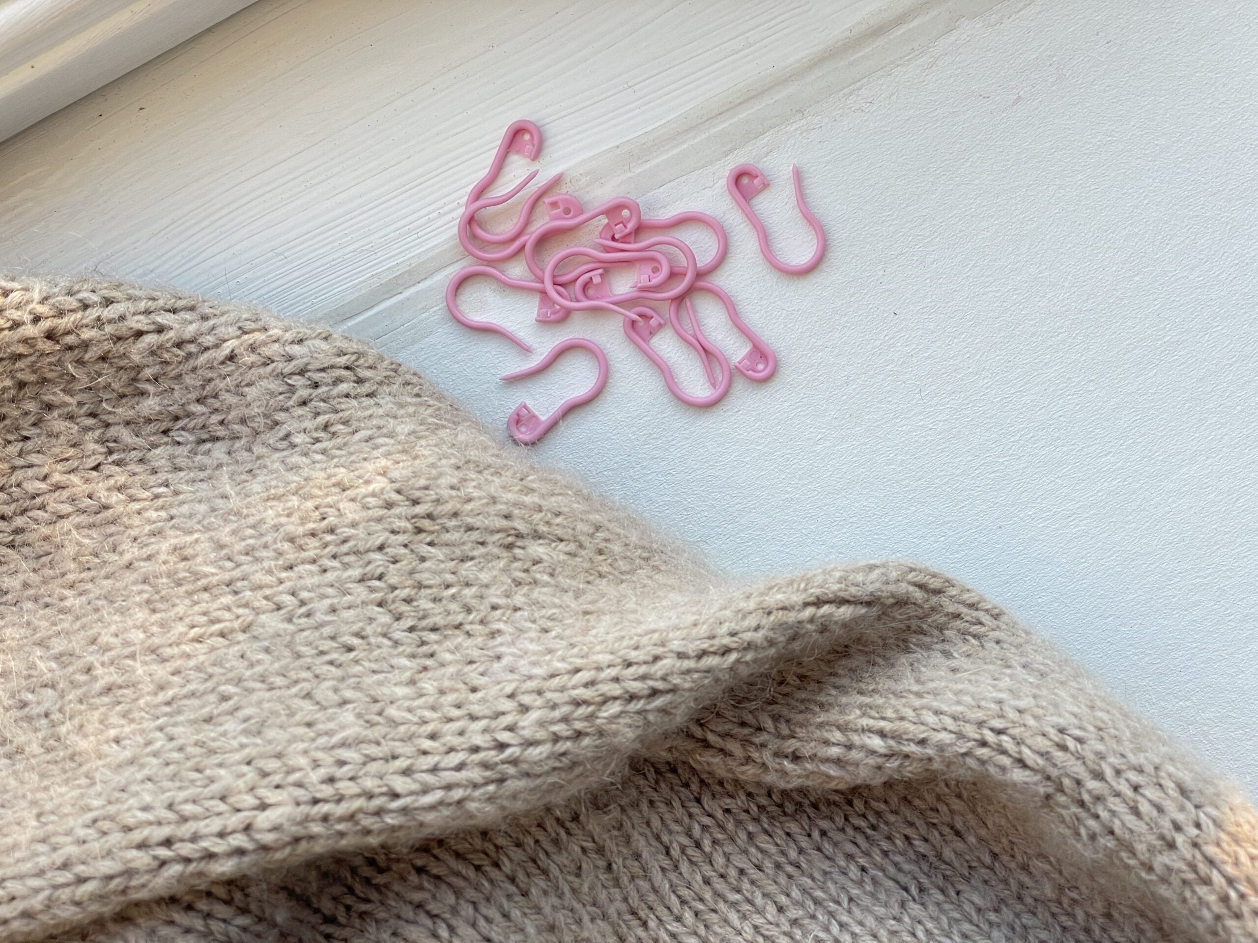 Plastik-markør-pakke (lyserød)