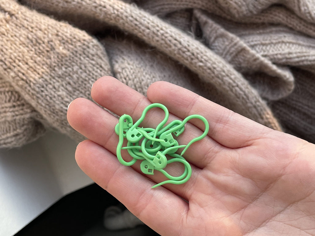 Plastik-markør-pakke (grøn)