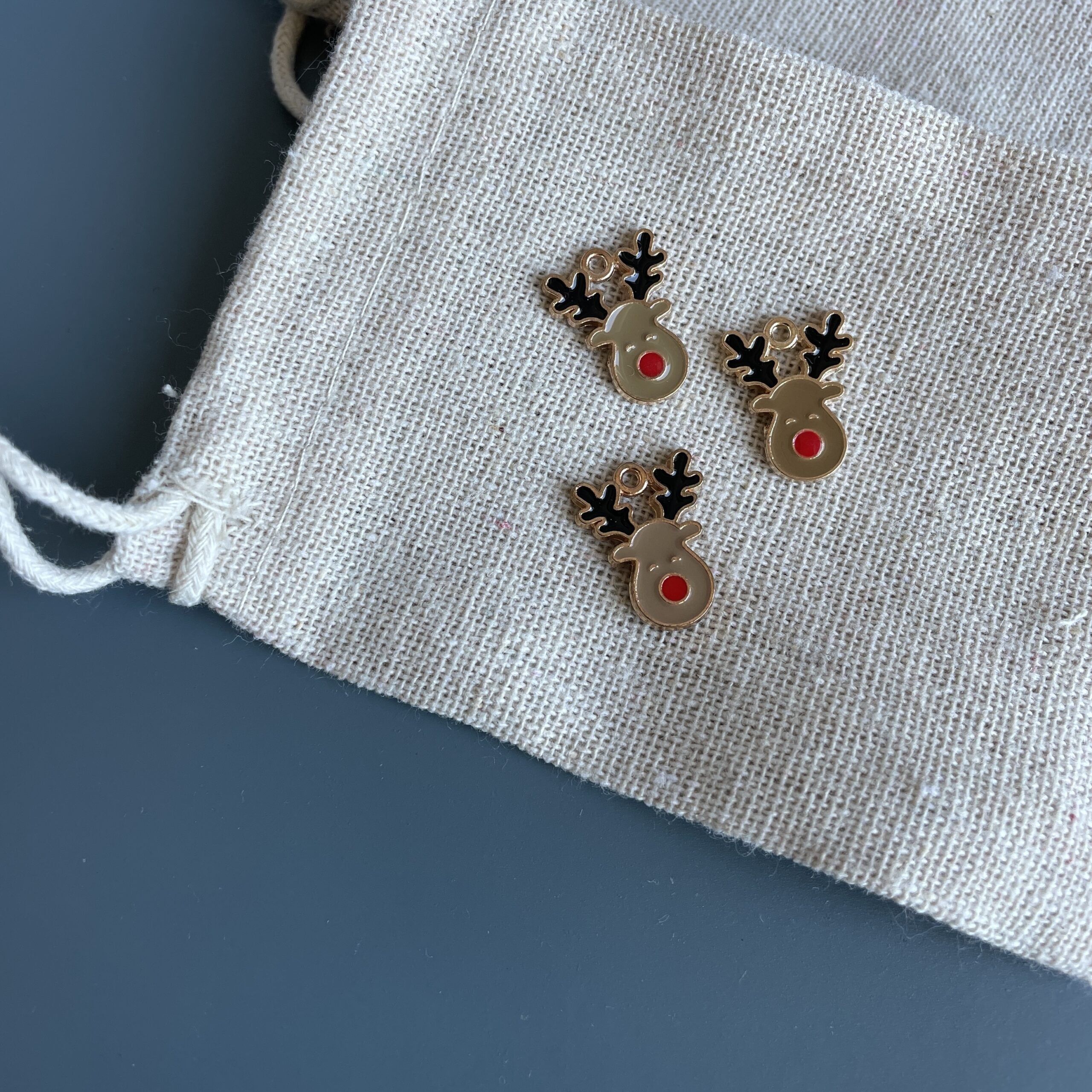 Rudolf-markør (brun - metal)