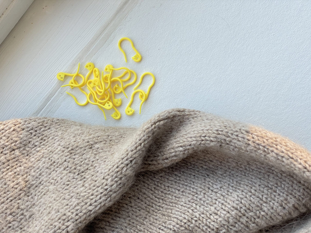 Plastik-markør-pakke (gul)