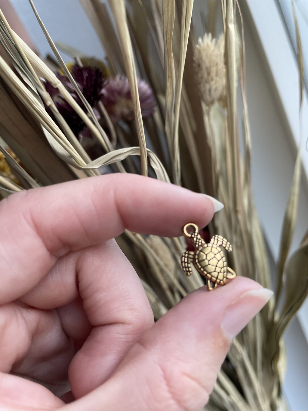 Skildpadde-markør (guld - metal)
