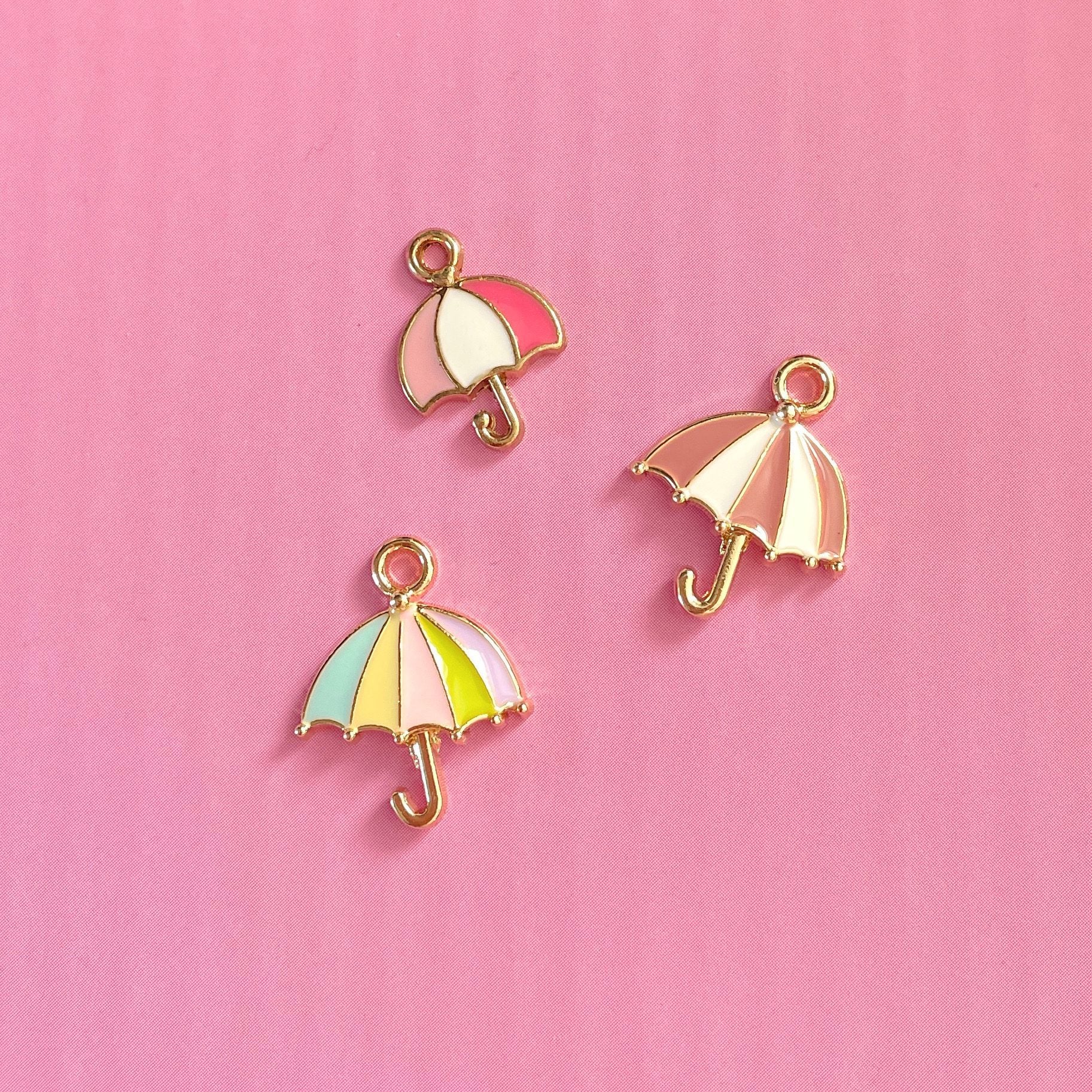 Paraply-markør (pastel - metal)