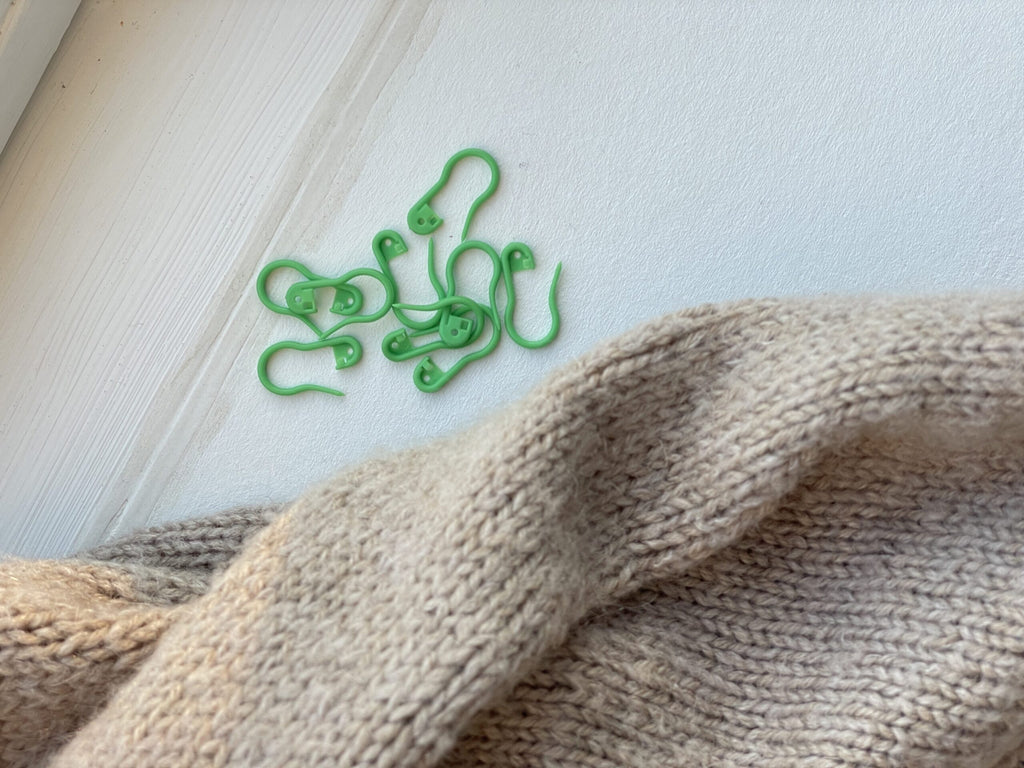 Plastik-markør-pakke (grøn)