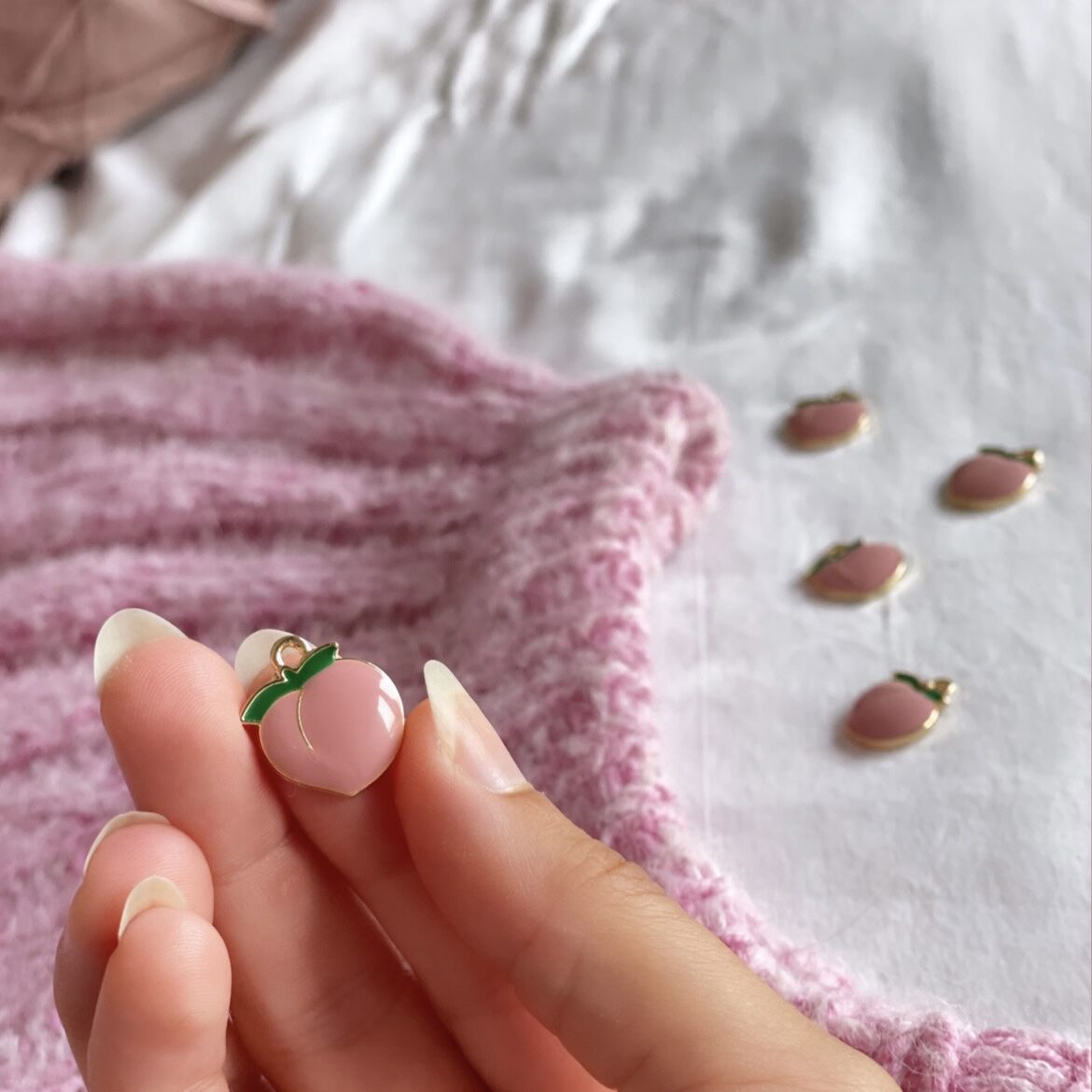 Fersken-markør (metal)