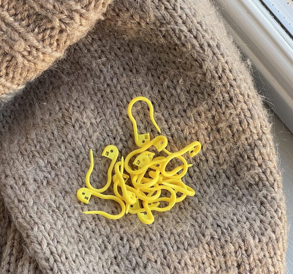 Plastik-markør-pakke (gul)