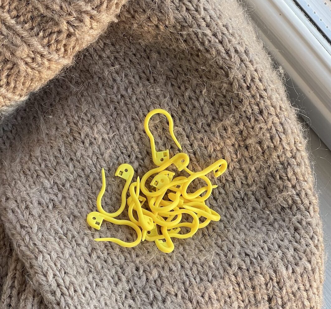 Plastik-markør-pakke (gul)