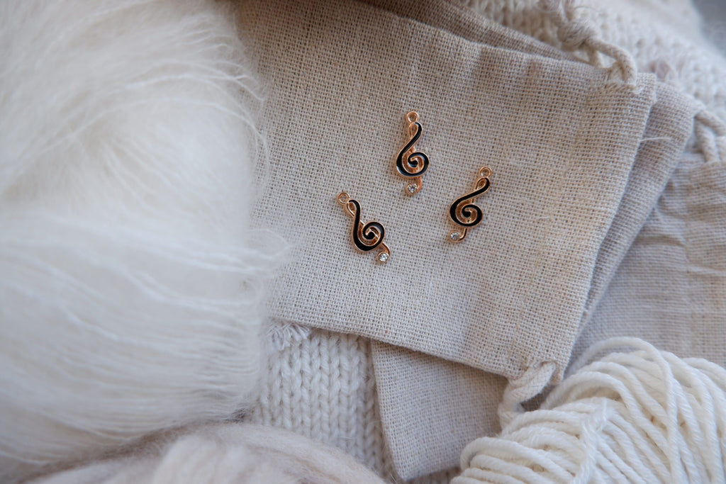 G-nøgle markør (metal)