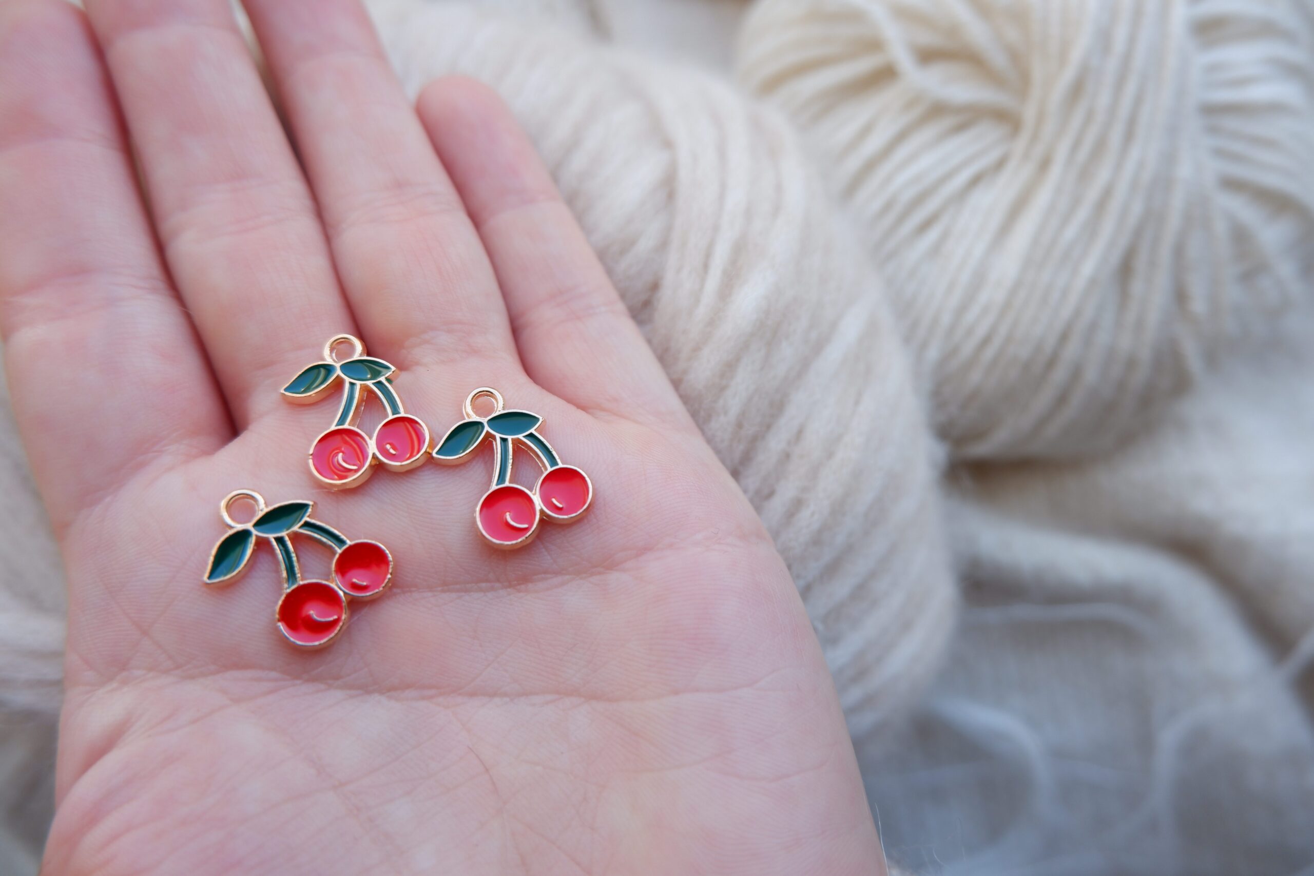 Kirsebær-markør (metal)