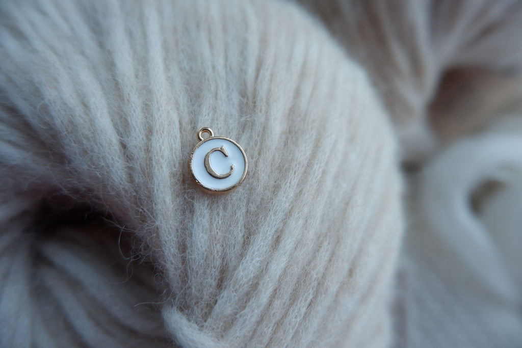 "C"-bogstav-markør (hvid)