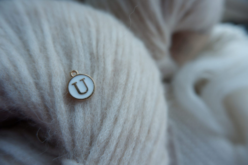 "U"-bogstav-markør (hvid)