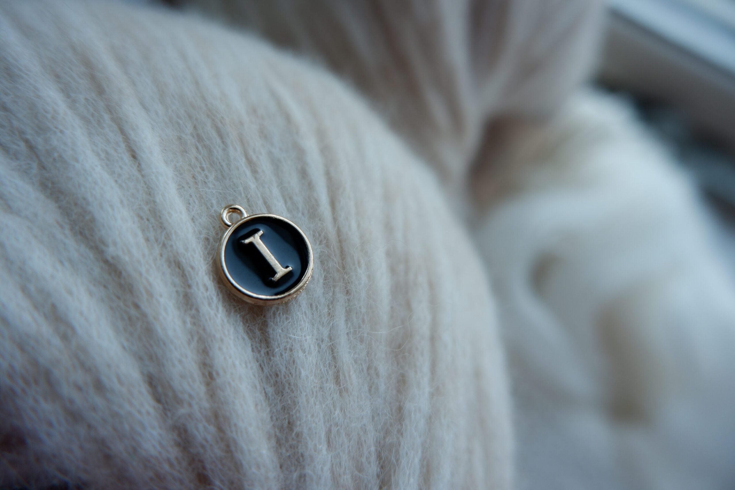 "I"-bogstav-markør (sort)