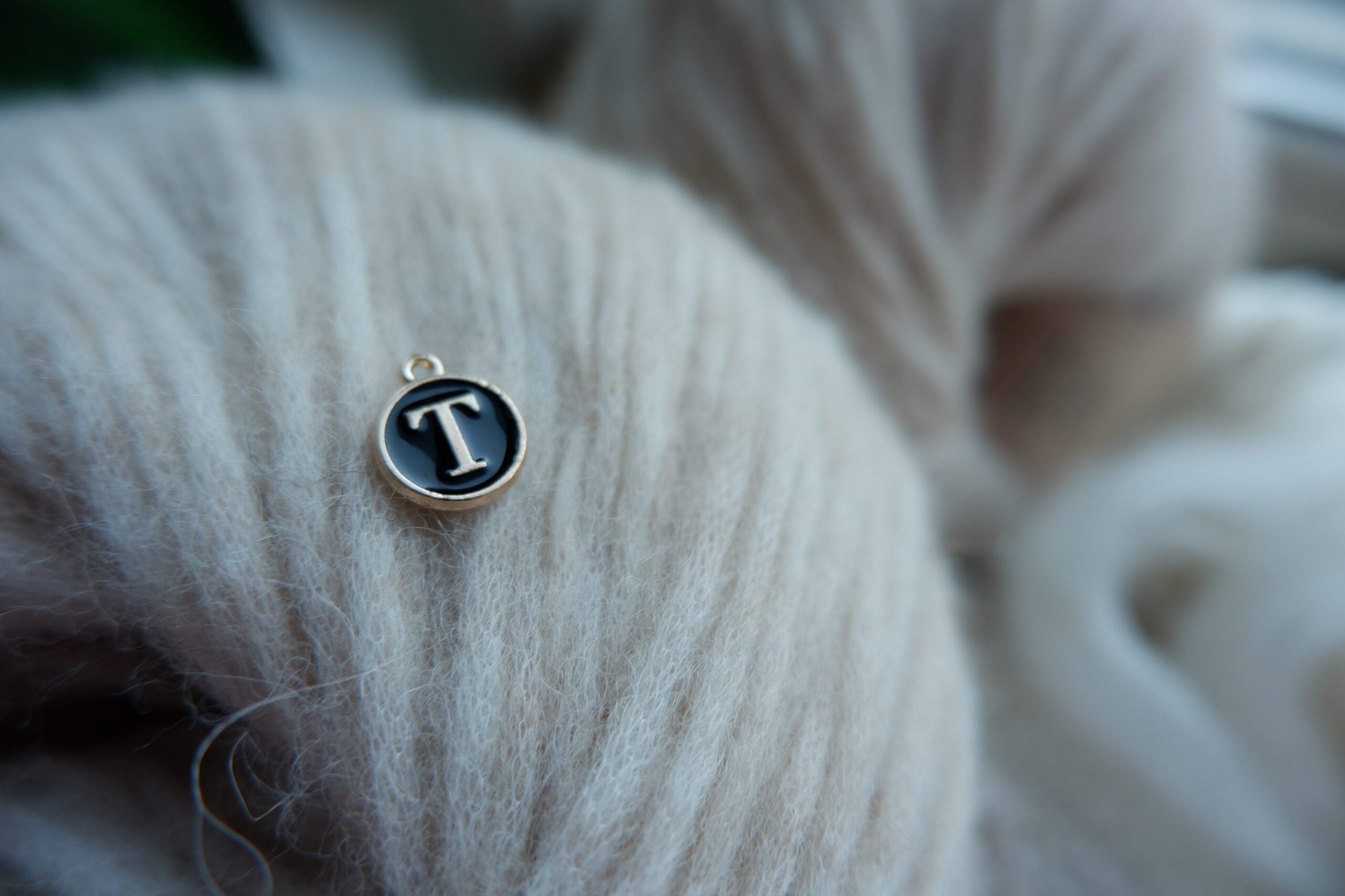 "T"-bogstav-markør (sort)