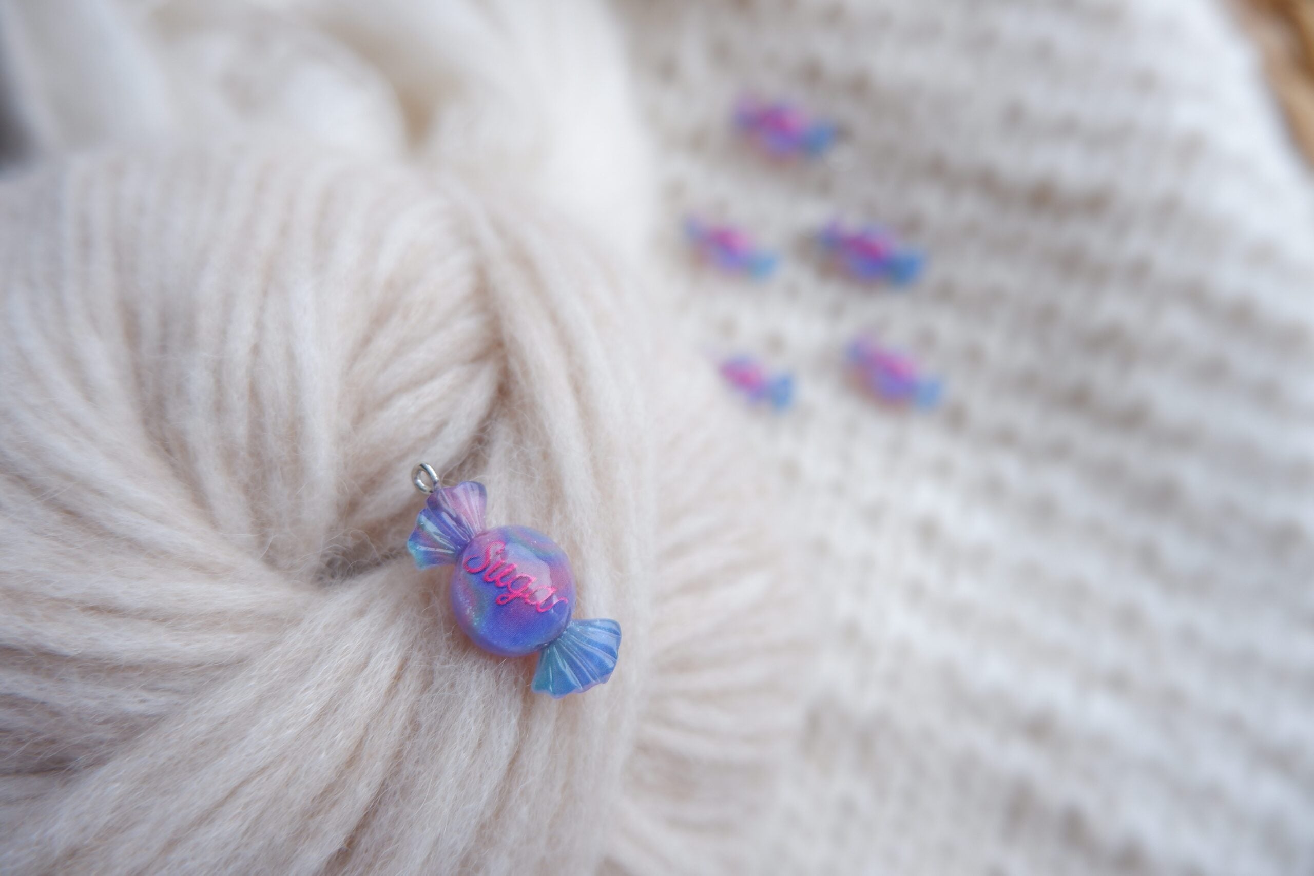 Karamel-markør (lilla)