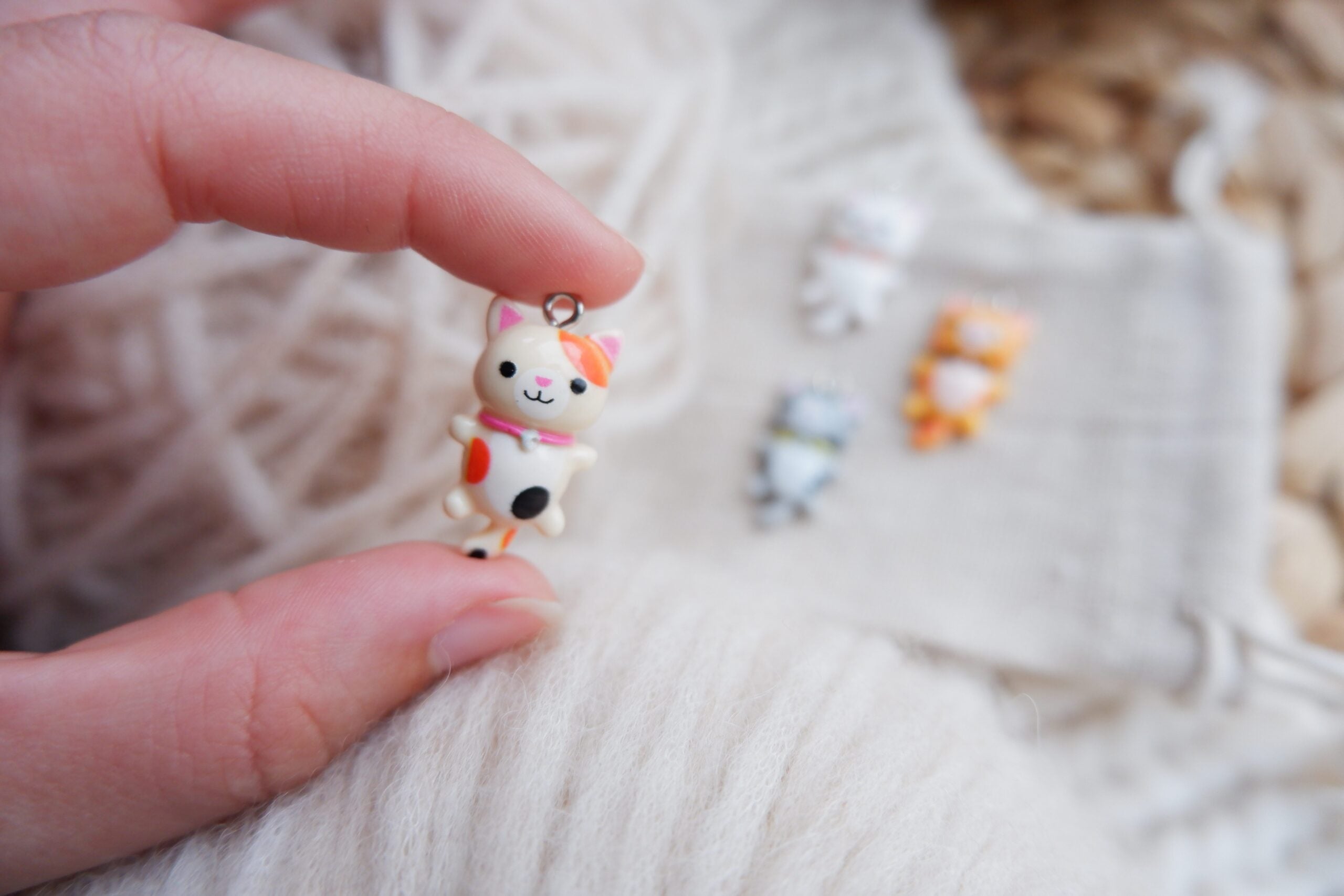 Katte-markør (trefarvet)