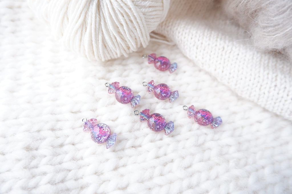 Karamel-markør (pink/lilla)