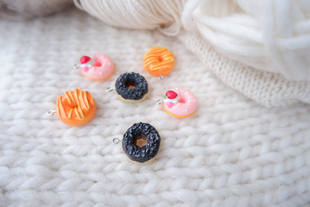 Donut-markør (jordbær/fløde)