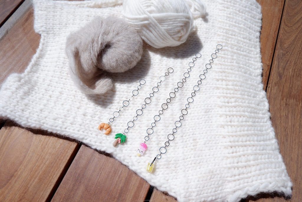 Sølv-strikkefisk (sæt m. 4 stk)