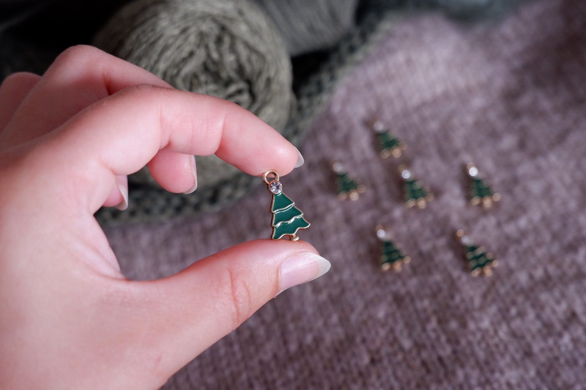 Juletræ-markør (metal)