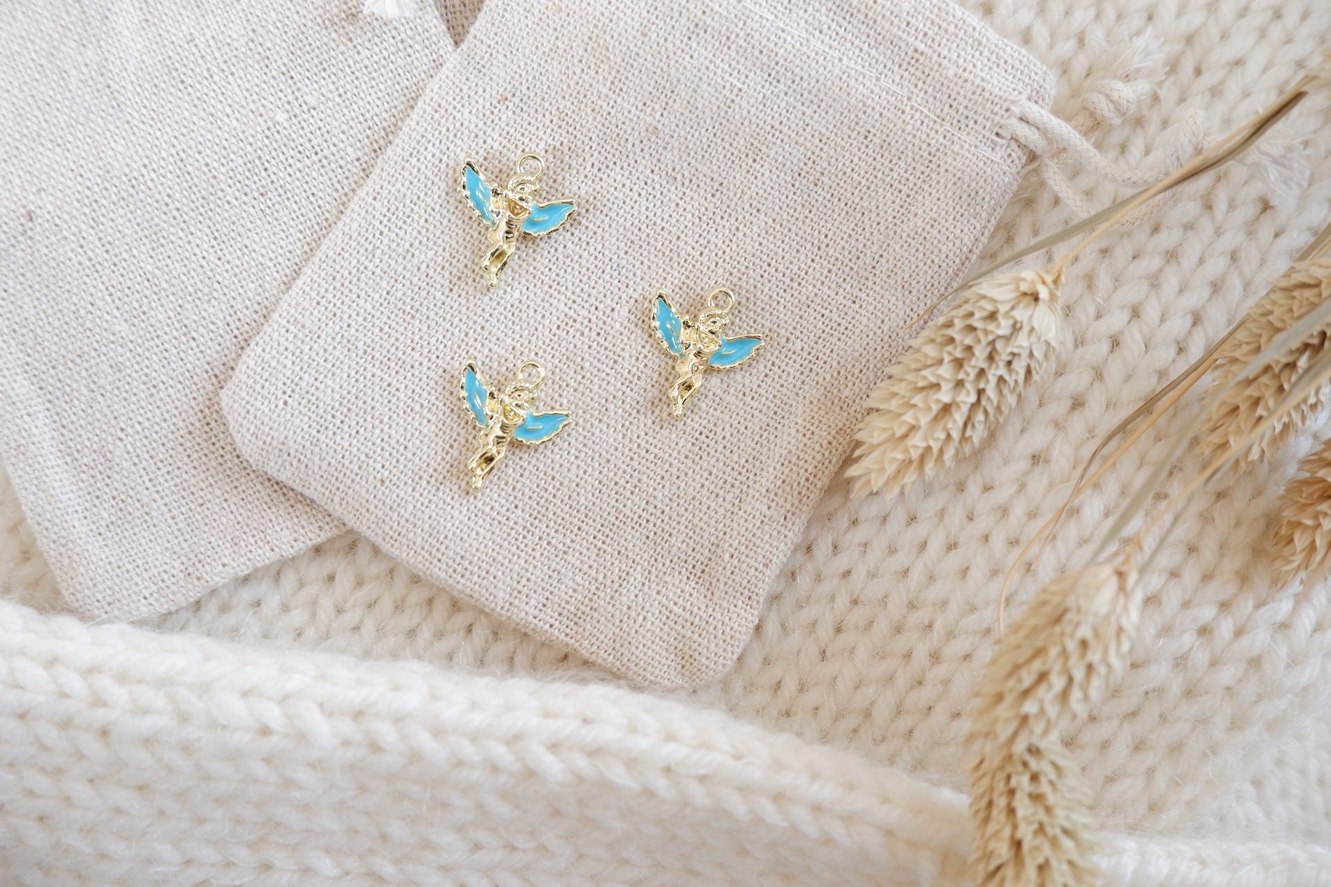 Engle-markør (blå - metal)