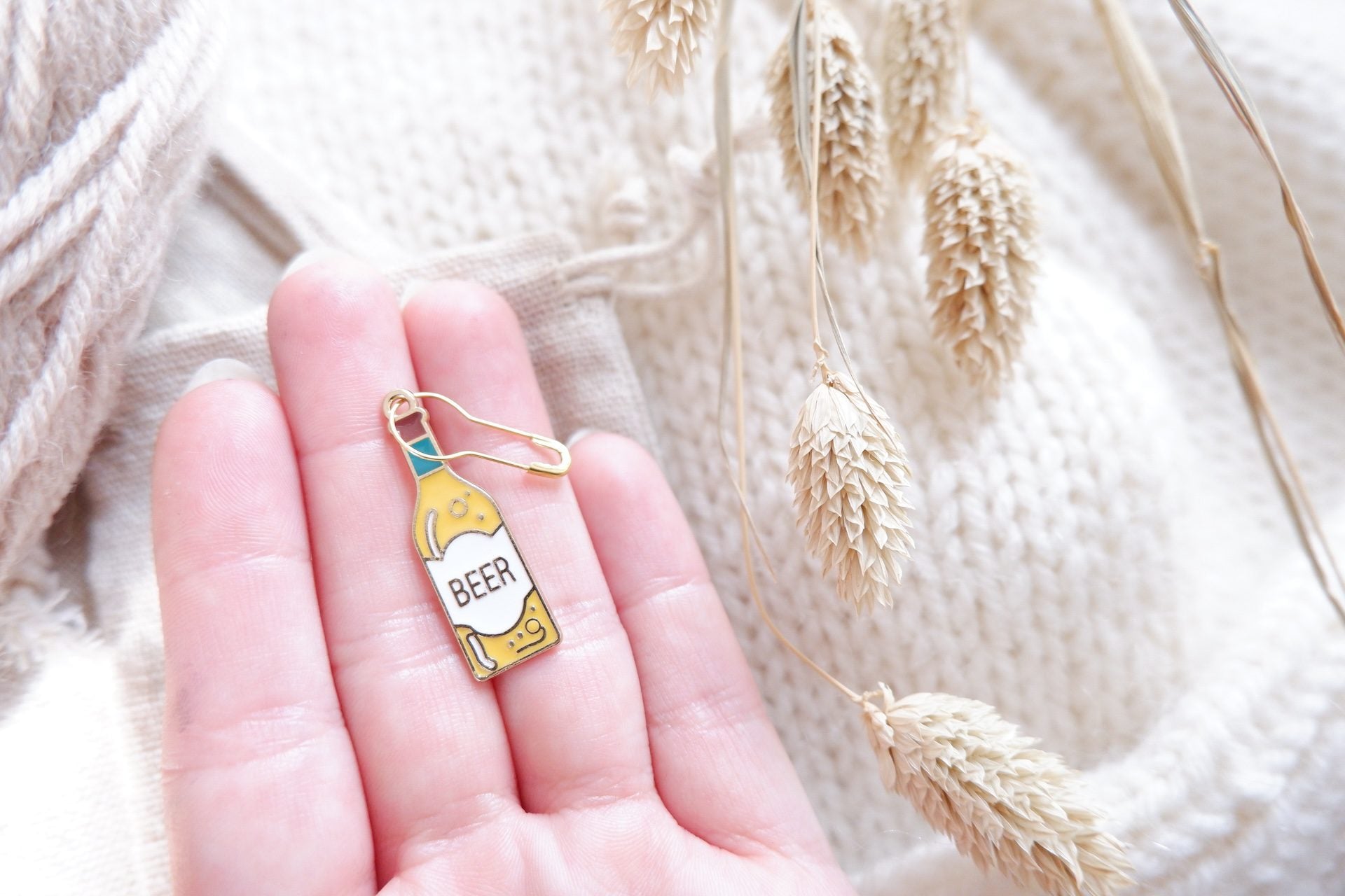 Flaskeøl-markør (metal)