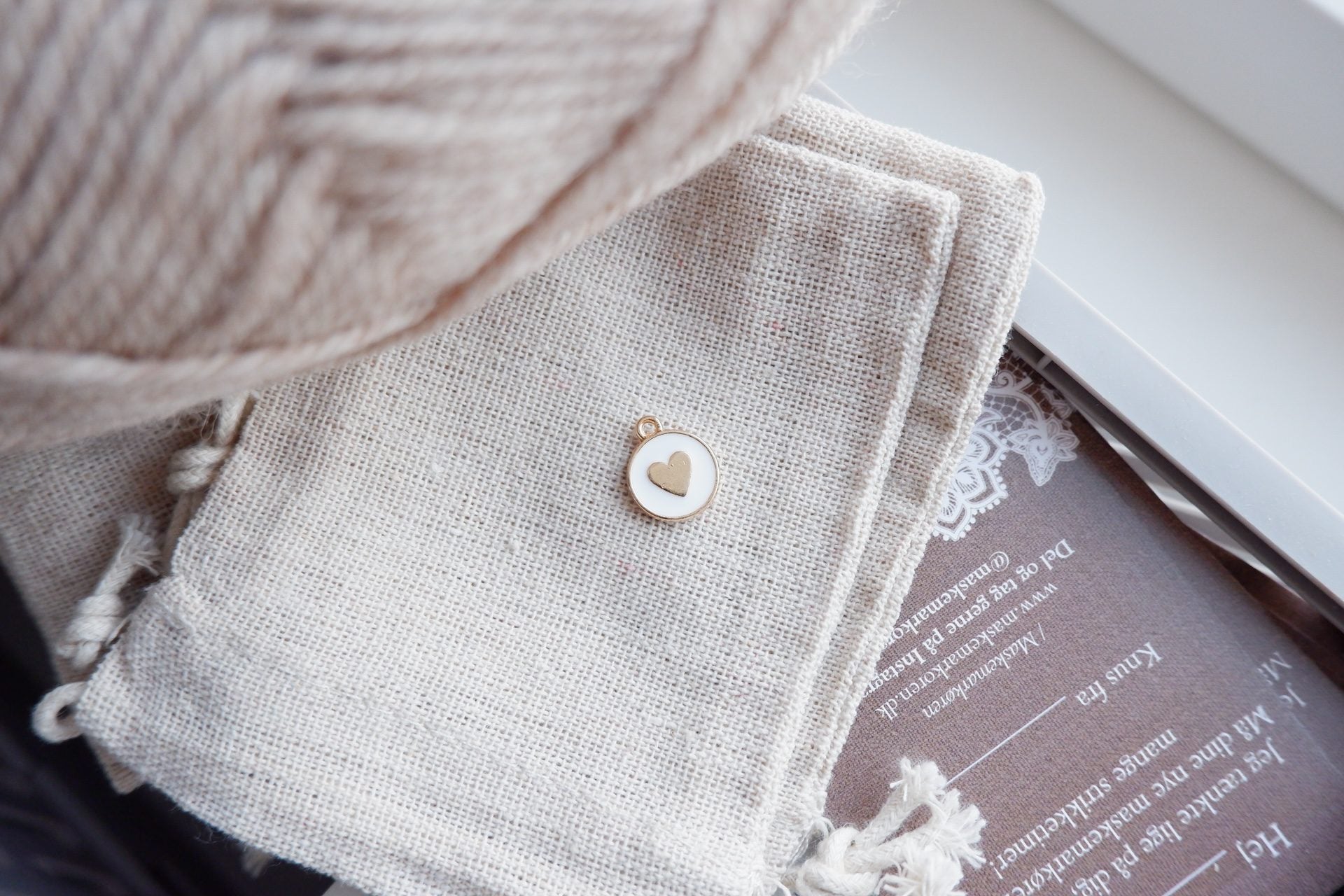 Hjerte-markør (lovetag - metal)