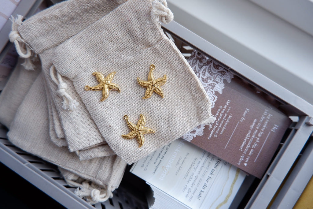 Søstjerne-markør (stor - metal)