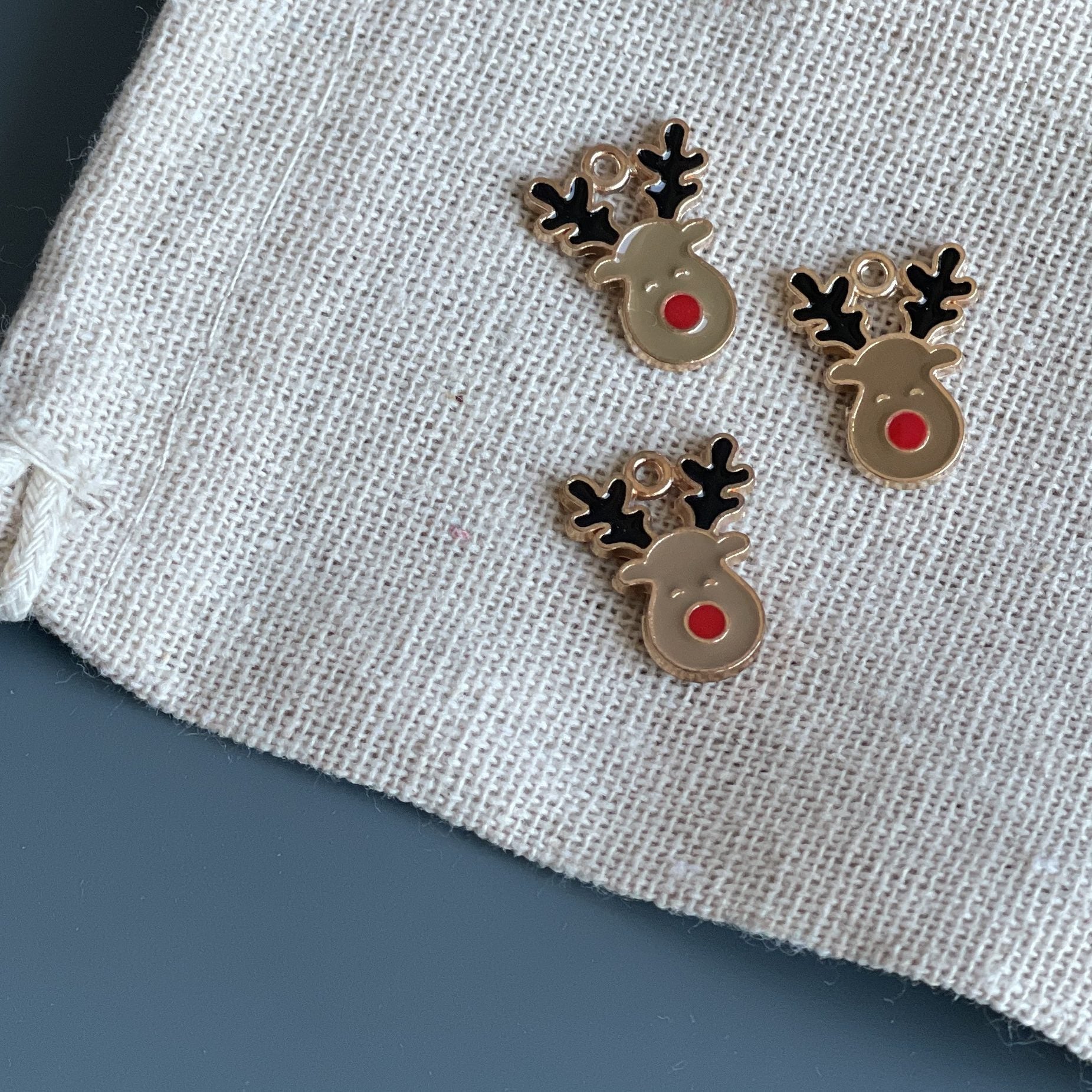 Rudolf-markør (brun - metal)