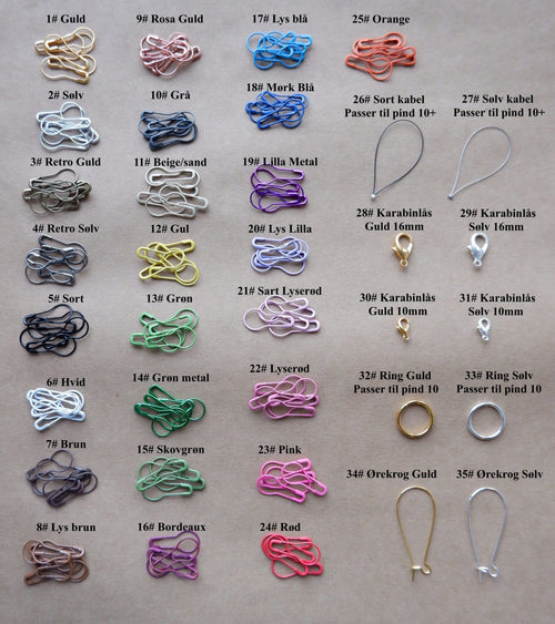 Lovetag-markør (metal)