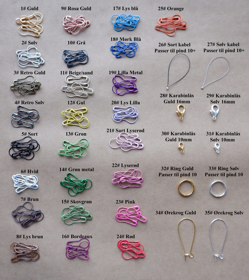 Mini-hjerte-markør (metal)