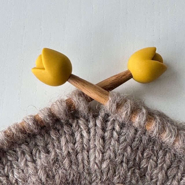 Maskestopper - Tulipan, gul