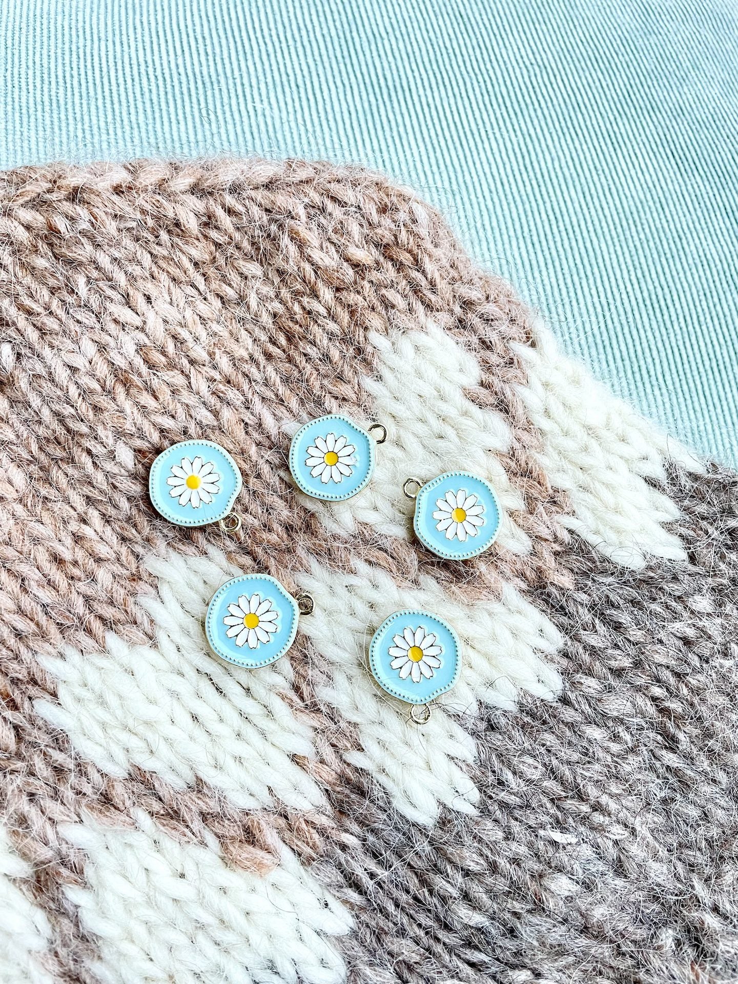 Medaljon-markør (daisy - metal)