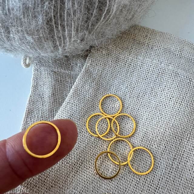 Markørringe-pakke (guld - 12 mm)