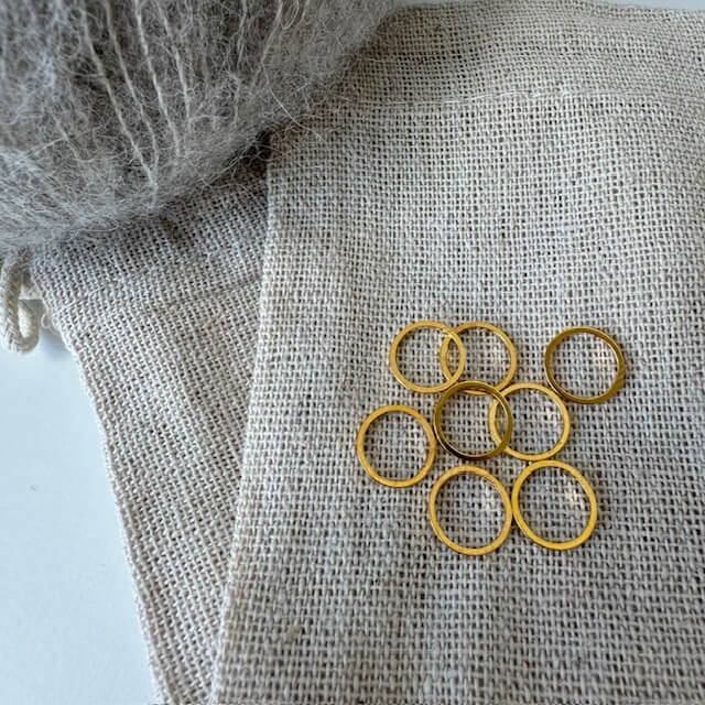 Markørringe-pakke (guld - 10 mm)