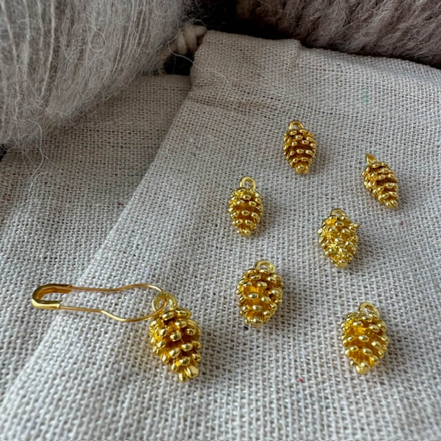 Kogle-markør (guld-metal)