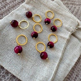 Perle-markør (Tigerøje, pink)