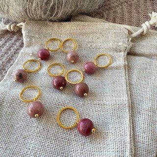 Perle-markør (Rhodonit)