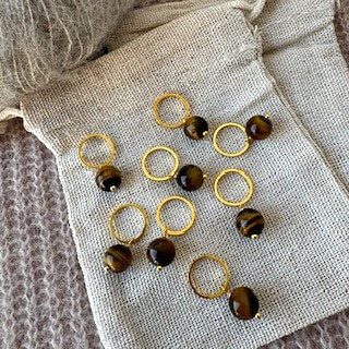 Perle-markør (Tigerøje, brun)