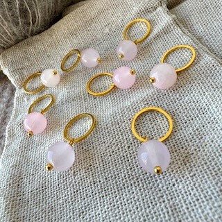 Perle-markør (candyfloss - guld)