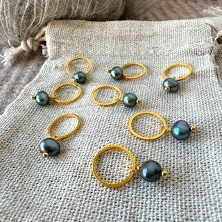 Ferskvandsperle-markør (Grønblå-guld)