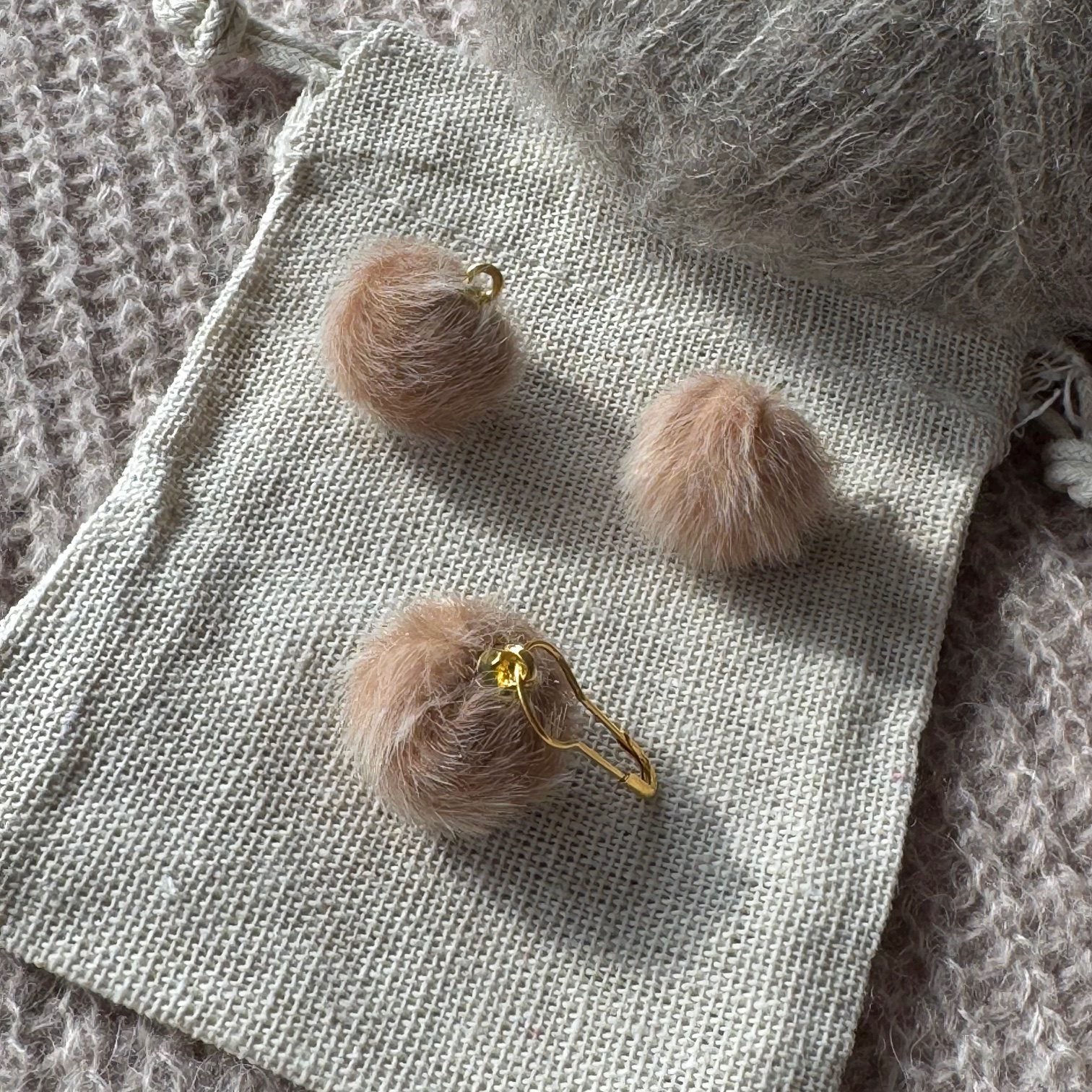 Pompon-markør (brun)