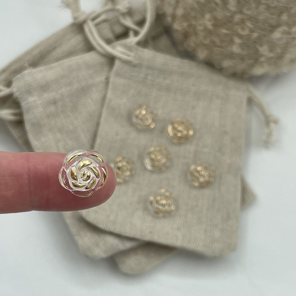 Gylden rose knap