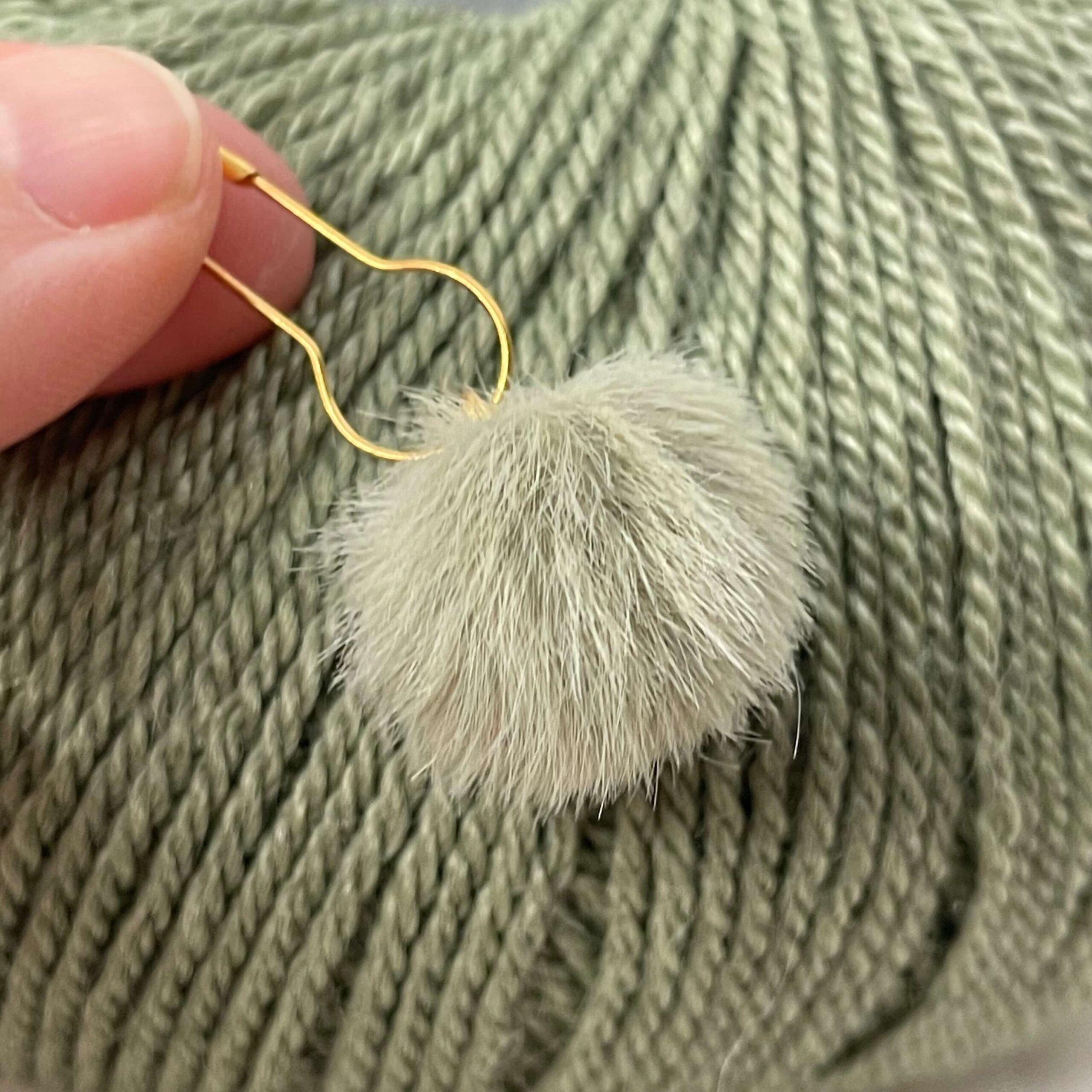 Pompon-markør (grøn)