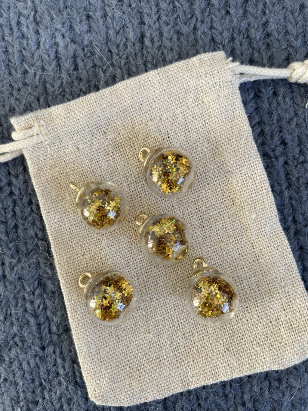 Glaskugle-markør (guld-stjerner) - 2. sortering