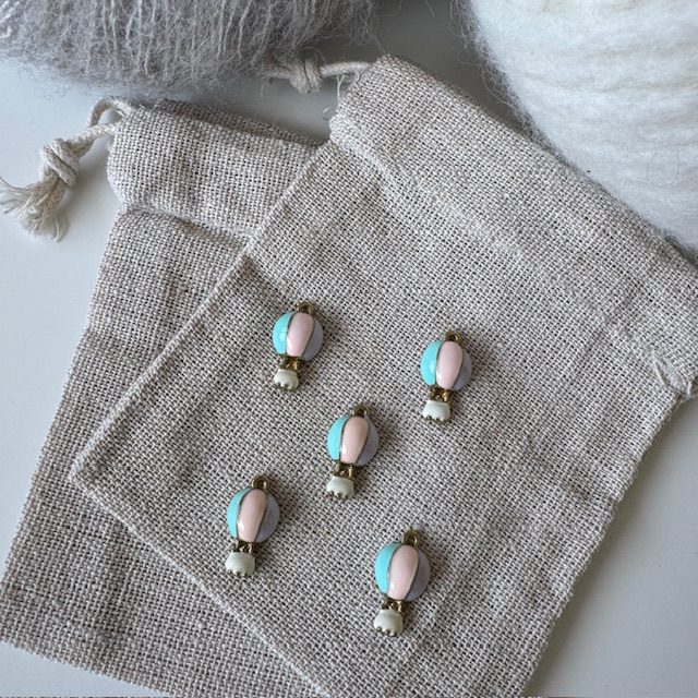 Luftballon-markør, Pastel (metal)