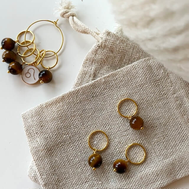 Perle-markør (Tigerøje, brun)