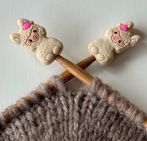 Maskestopper - Babylama, beige