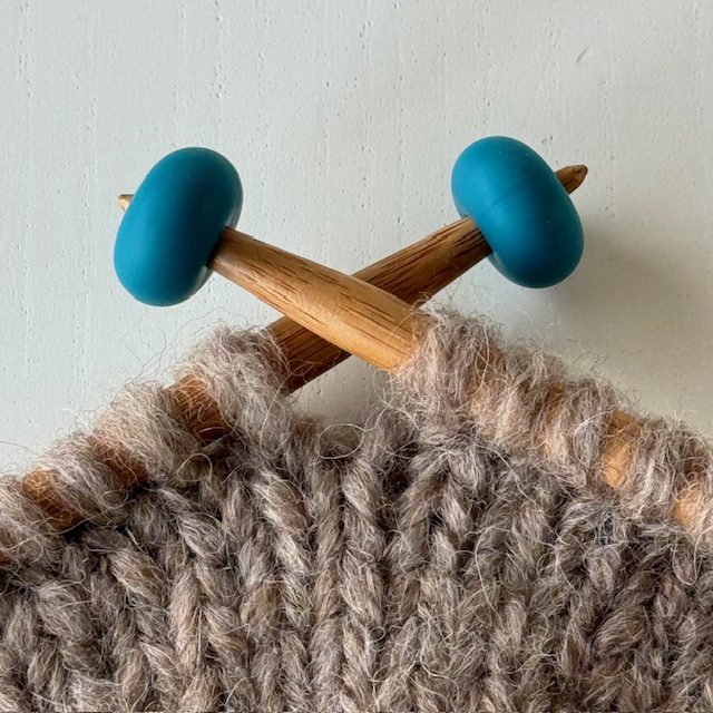 Maskestopper - Oval, mørk turkis